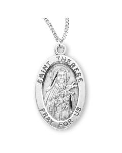 St Therese Oval Medal