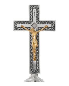 Standing Metal Crucifix