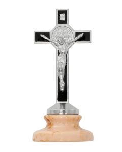 Standing St Benedict Crucifix