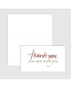 Thank You God Bless You Folded