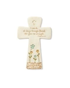 Through Christ Wall Cross