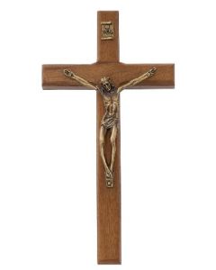 Walnut Crucifix 7.5"