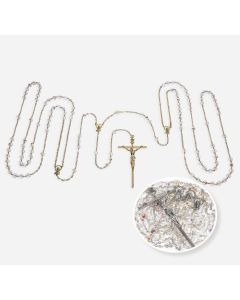 Wedding Rosary 8mm Clear