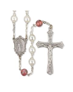 White Pearl Rosary