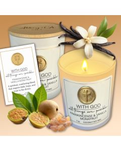 With God All Things Candle
