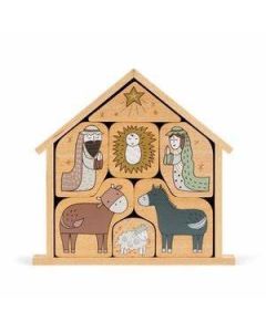 Wood Puzzle Nativity Set
