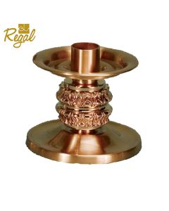 S71C30A Altar Candlestick 7130 Regal Bronze 5"