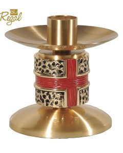 S90C13 Altar Candlestick 5" Regal Bronze 9013