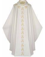 Dupion Gothic Chasuble with Floral Motif