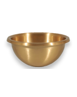 Holy Water Font Bronze Bowl 5" Diameter Satin or High Polish Finish 10HWB55