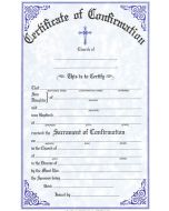 Certificate of Confirmation Pad of 50