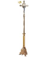Processional Crucifix 83" Height Cast Bronze or High Polish