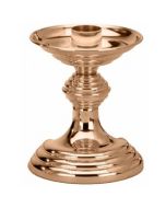 444-L Altar Candlestick 7" Shown in High Polish Bronze