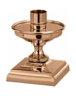 537-L Altar Candlestick 4 3/4" High Polish Brass