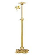 Bronze Standing Candlestick Fixed or Processional 44"