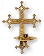 Wall Mounted Crucifix Candle Holder 6225