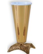 Altar Flower Vase 7518 75AFV18 Bronze Satin High Polish Regal Empire