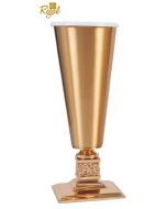 90AFV35-2 Altar Flower Vase 9035 14.5" or 18" Height Regal Empire Bronze
