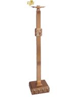 97FC25 Floor Candlestick Regal Empire Bronze Fixed