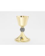 Chalice 8 3/8" Gold Plate