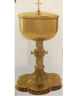 Ciborium 10" Gold Plate
