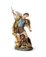 15.5"H St Michael Figure