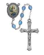 6mm Blue St Cecilia Rosary