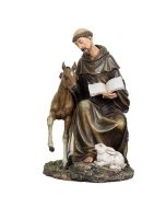 8.5" St Francis Seated with Horse