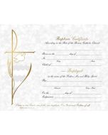 Baptism Certificates, 50 per box, With Envelopes