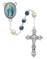 Blue and Pearl Rosary