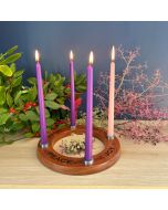 Cedar Advent Wreath