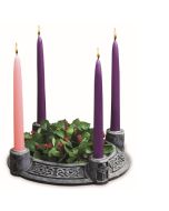 Celtic Advent Wreath Stone-look