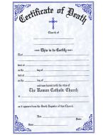Death Certificate Pad, Pad of 50