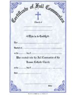 Certificate of Full Communion Pad of 50
