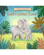 God's Great Love
(part of the Bedtime Blessings series) — Adorable jungle animals and rhyming verse, perfect for grandchild, new baby and toddler gifts
by Glenys Nellist
Illustrated by Natalie Merheb, Hardcover, 24 pages