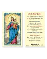 Hail Holy Queen Holy Card