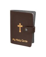 Holy Card Folder Brown