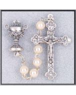 Imitation Pearl Rosary