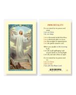 Immortality Holy Card