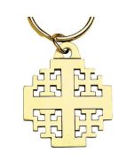 Jerusalem Cross Keyring