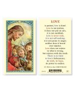 Love Is... Holy Card