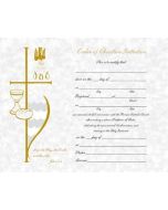 OCIA Certificates, 8" x 10", 50 per box, With Envelopes