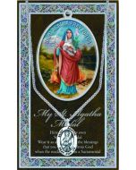 Pewter St. Agatha Medal
