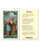 Prayer for Mothers Holy Card