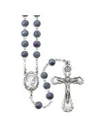 Rosary 6MM Montana Blue