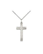 SS Cross 18" SS Chain