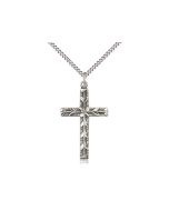 SS Cross with 18in Chain