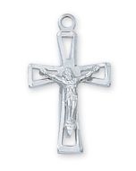 SS Crucifix 18" Chain
