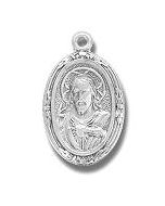 SS Sacred Heart Oval Medal