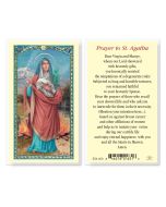 St Agatha Holy Card